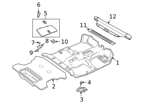 Interior Trim - Rear Body for 2003 Land Rover Freelander #0