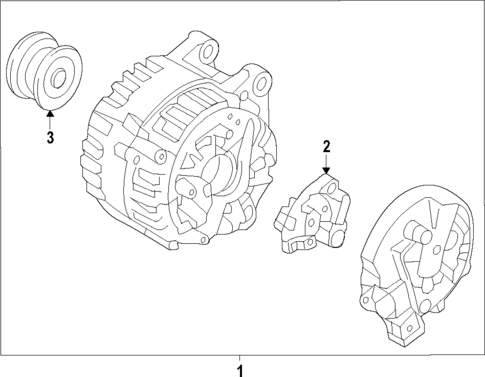 Alternator for 2019 Volvo XC90 #0