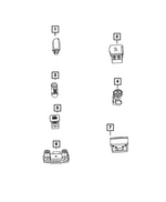 7CD16DX9AA - Interior Trim: Charging Port Usb for Mopar Image