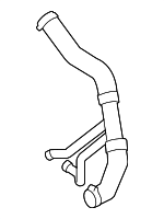 C2P11448 - Cooling System: Lower Hose for Jaguar Image