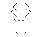 9046710167 - Body: Pkg Tray Trim Clip for Toyota Image image