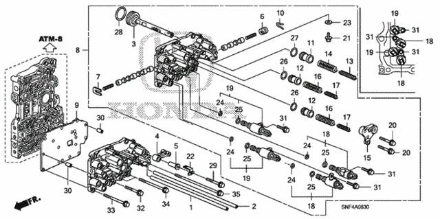 Servo Body for 2007 Honda Civic #0