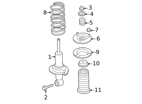 Struts & Components for 2012 Nissan TITAN #0