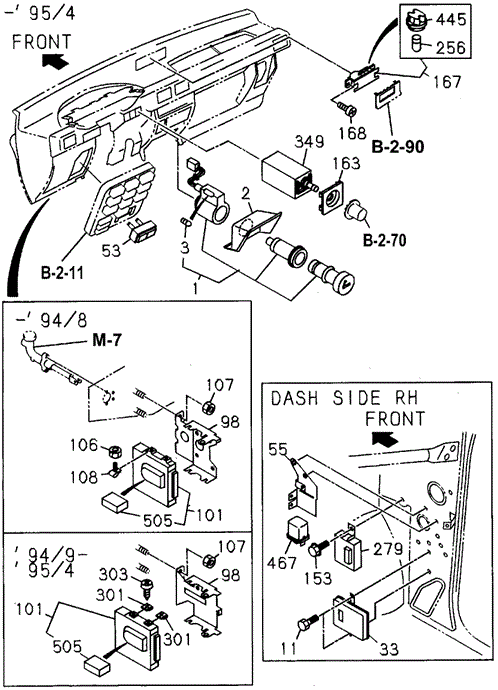 Control Unit (2) for 1995 Honda Passport #0