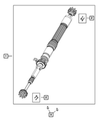 68330599AB - Differential and Drive Line: Drive Shaft for Mopar Image