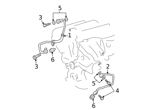 Oil Cooler for 2009 Lexus ES350 #0