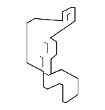 41007437511 - Body: Hinge Pillar Bracket for BMW: 840i, 840i Gran Coupe, 840i xDrive, 840i xDrive Gran Coupe, M8, M8 Gran Coupe, M850i xDrive, M850i xDrive Gran Coupe Image