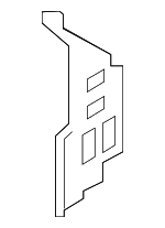 41007494525 - Body: Uniside Panel Reinforcement for BMW: 840i, 840i xDrive, M8, M850i xDrive Image