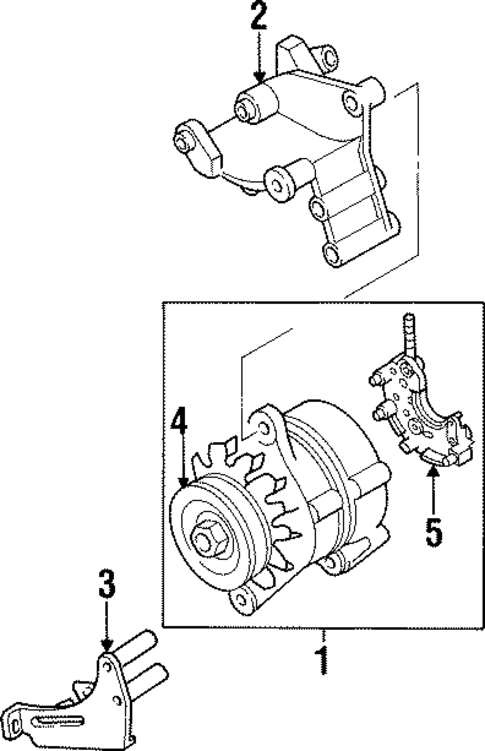 Alternator for 1997 Acura SLX #1