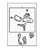 6350SWAA01 - Steering: Lock Cylinder Assembly for Honda: CR-V Image