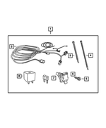 82209766AB - : Trailer Tow - 7 Way Wiring Kit for Mopar Image