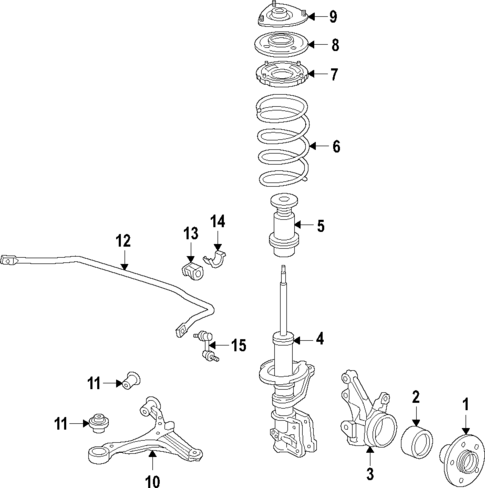 Suspension Components for 2006 Honda CR-V #0