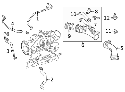 Turbocharger & Components for 2024 Mercedes-Benz CLE300 #3