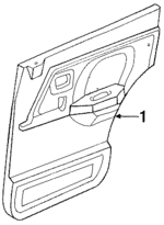 E8GY5827406A - Body: Rear Door Trim for Ford Image