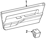 WJ22KSA - Body: Door Trim for Mopar Image