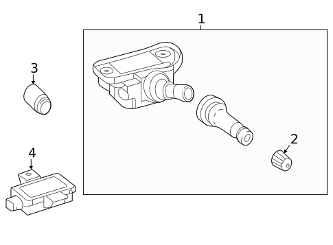 Tire Pressure Monitor Components for 2021 Mercedes-Benz S63 AMG #3