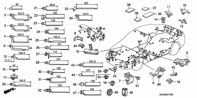 Harness Band - Bracket for 2006 Acura TSX #0