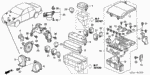 38254SZ3003 - Electrical/Exhaust/Heater/Fuel: BUSBAR, SHORT for Acura Image