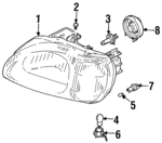 3512065G42 - : Composite Headlamp for Suzuki Image