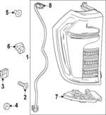 85765645 - Electrical: Tail Lamp for GM Image
