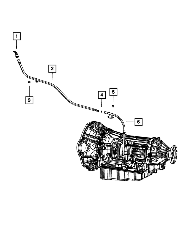 53034098AA - AS68RC; 6-Speed; Automatic Transmission: Oil Filler Tube Seal for Mopar Image