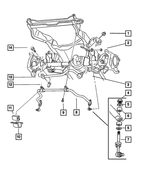 Front Suspension for 2001 Dodge Ram 2500 #5
