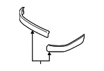 LR113456 - Body: Front Trim for Land Rover: Range Rover Image