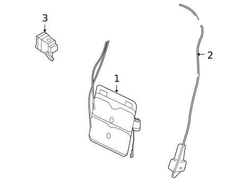 Rear Seat Components for 2012 Porsche 911 #3