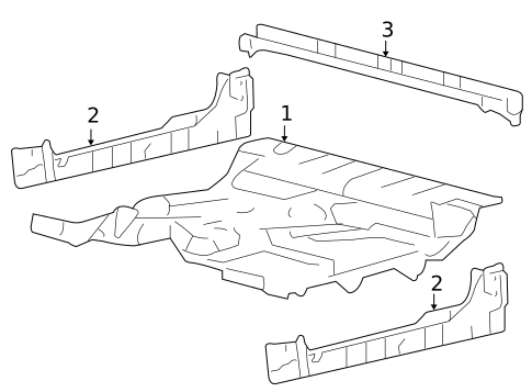 Floor - Cab for 2008 Ford F-150 #2