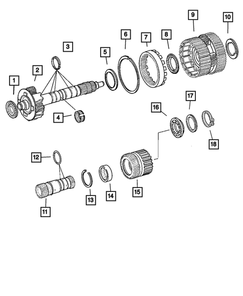 Gear Train for 2003 Dodge Sprinter 3500 #2