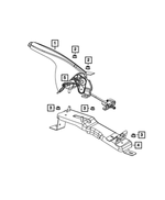 1SX90DX9AK - Brakes: Parking Brake Lever for Mopar Image