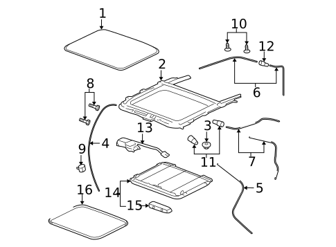 Sunroof for 2007 Chevrolet Cobalt #0