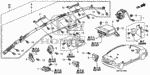 77975SNAA22 - Electrical/Exhaust/Heater/Fuel: SENSOR ASSY., SATELLITE SAFING(TRW) for Honda Image