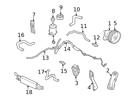 Pump & Hoses for 2013 Honda Ridgeline #0
