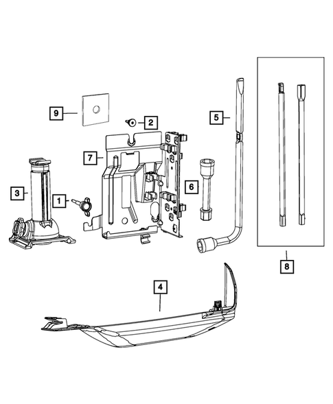 Jack Stowage for 2014 Ram 3500 #0