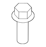 90119A0062 - Electrical: Actuator Screw for Lexus: ES350, GS300, GS350, GS430, GS450h, GS460, IS F, IS250, IS300, IS350, LX570, RX330 Image