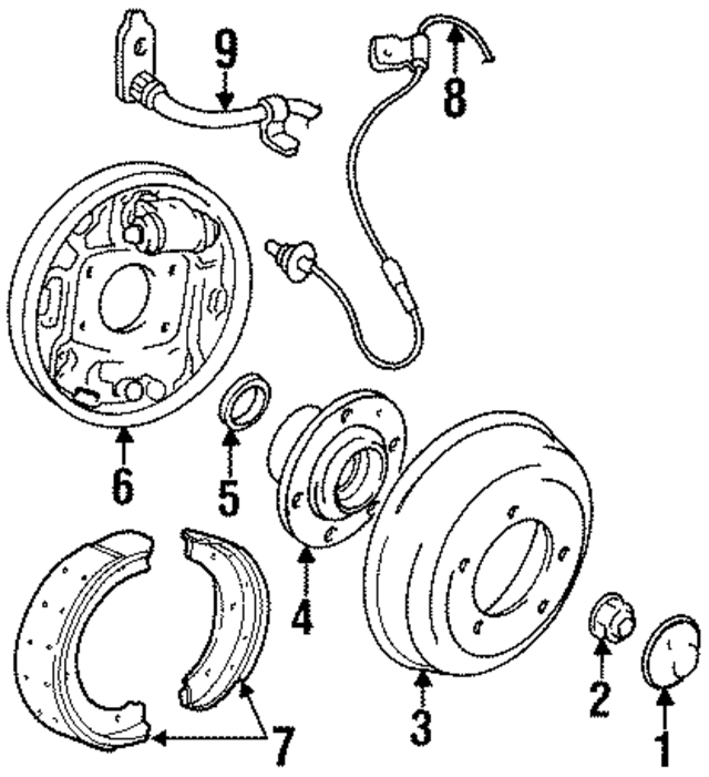 4695732AB - Brakes: Brake Drum for Mopar Image