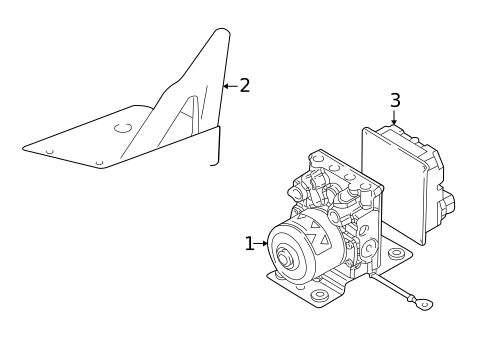 ABS Components for 2004 Pontiac Montana #0