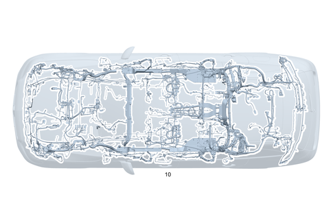 Frame Floor System Main Wiring Harness for 2014 Mercedes-Benz C300 #0