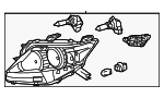 811500E150 - Electrical: Headlamp Assembly for Lexus: RX350, RX450h Image