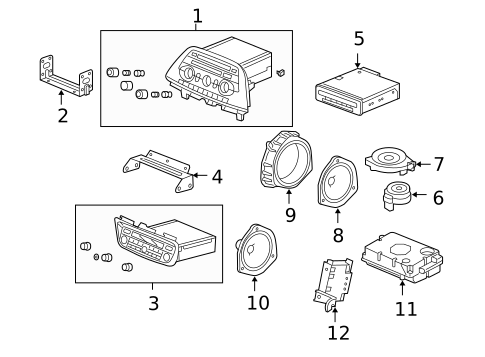 Sound System for 2005 Honda Odyssey #0