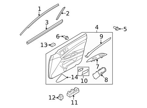 Mirrors for 2015 INFINITI Q40 #0