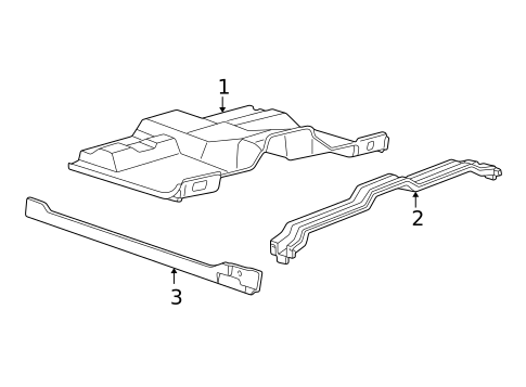 Floor & Rails for 2001 Ford Expedition #0