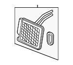 79119TBAA11 - HVAC: Heater Core for Honda: Civic, Insight Image