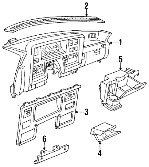 Instrument Panel for 1989 Chrysler LeBaron #0