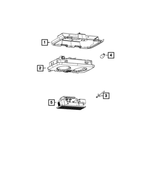 68082572AB - Electrical: Dome Lamp Bracket for Mopar Image