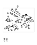 68449888AA - Interior Trim: Front Seat Cushion Frame for Mopar Image
