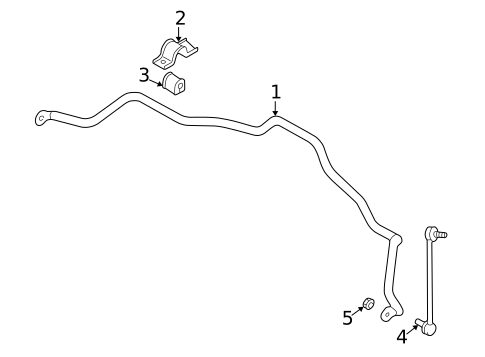 Stabilizer Bar & Components for 2011 Mitsubishi Galant #0