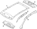 32460467 - : Roof Plate for Volvo: EX90 Image