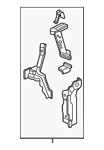 60411S6AE00ZZ - Body: Radiator Support Side Panel for Honda: Civic Image